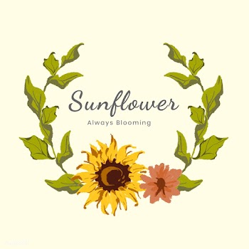 Sunflower wreath | Free stock vector - 558720