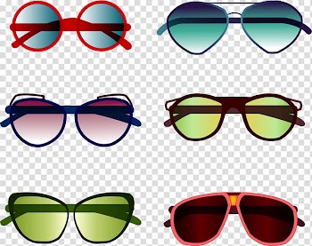 Sunglasses Adobe Illustrator, hand colored glasses transparent background PNG clipart