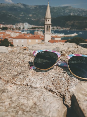 Sunglasses on Stones