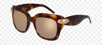 Sunglasses Pomellato Havana Goggles - Sunglasses 