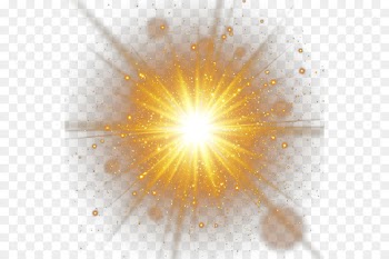 Sunlight Luminous efficacy - Light effect of decorative gold spot 