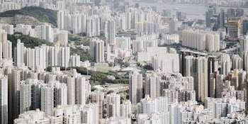 sunlight over city buildings