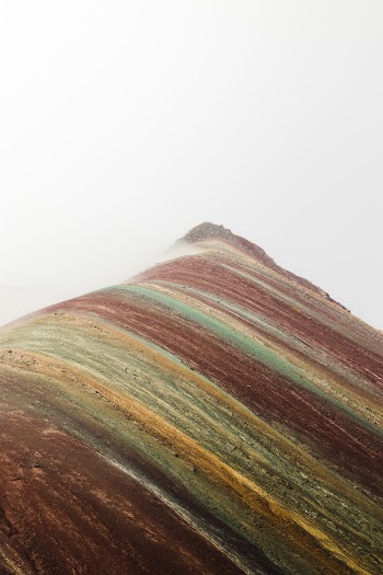 Sunlight over Colorful Mountain