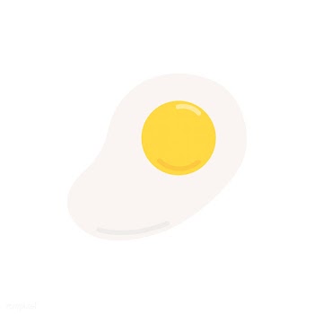 Sunny-side up fried egg graphic illustration | Free stock vector - 424911