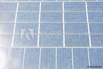 Sunny solar panels