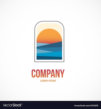 Sunrise logo vector image