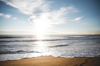 Sunrise Over Barcelona Beach