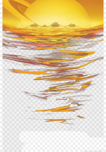 Sunrise Sunset Sea - Golden sunset or sunrise shining sea with boats 