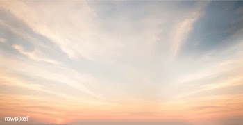 Sunset and cloudy blue sky wallpaper | Free stock vector - 412401