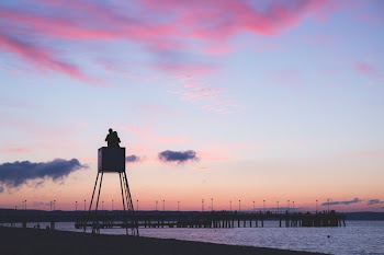 Sunset at seashore 3
