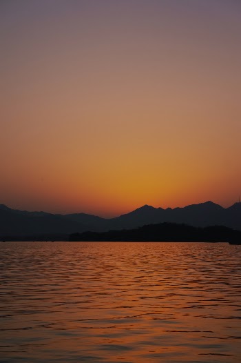 Sunset at West Lake, Hangzhou China