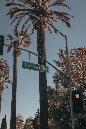 Sunset B1 Road Sign