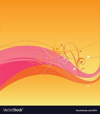 Sunset background vector image