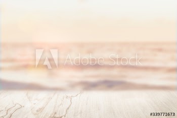 Sunset beach product background