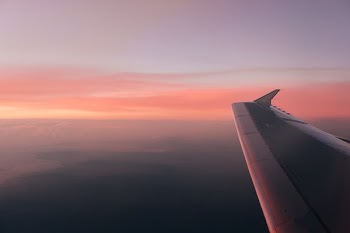 Sunset During Flight