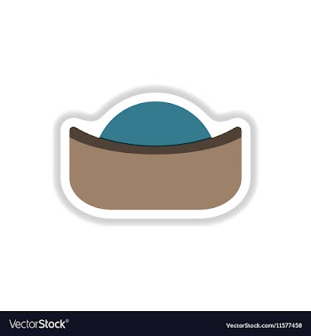 Sunset in China in paper vector image