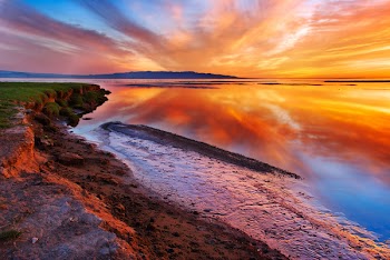 Sunset lake
