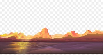 Sunset Night Afterglow Euclidean vector - Vector material Twilight Night 