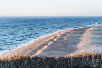 Sunset on the ocean, Portugal, Nazar.