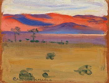 Sunset on the savannah, oil | Free Photo - rawpixel
