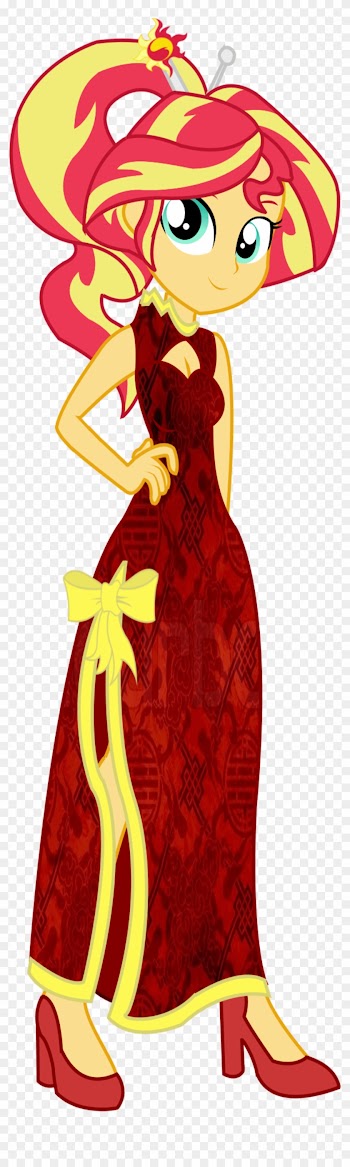 Sunset Shimmer Chinese New Year By Remcmaximus - Sunset Shimmer Equestria Girl S Dress