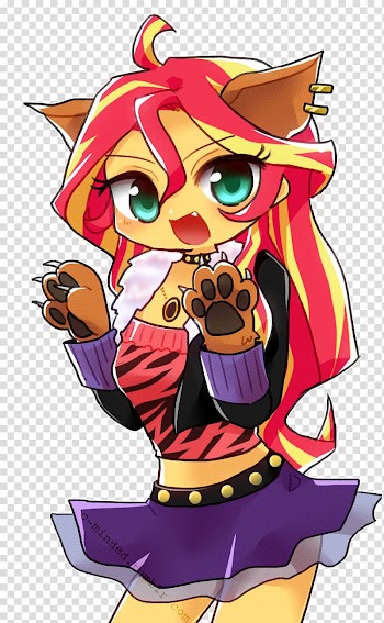 Sunset Shimmer Halloween costume My Little Pony: Equestria Girls, werewolf transparent background PNG clipart