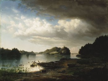Suomalainen järvimaisema, 1854, Werner Holmberg | Free Photo - rawpixel