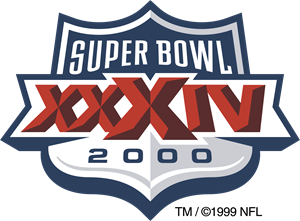 Super Bowl 2000 Logo Vector