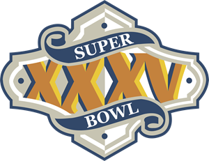 Super Bowl 2001 Logo Vector