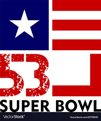 Super bowl 53 vector image