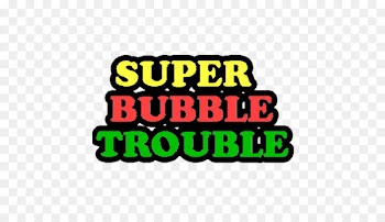 Super Bubble Trouble Logo Clip art Font Brand -  