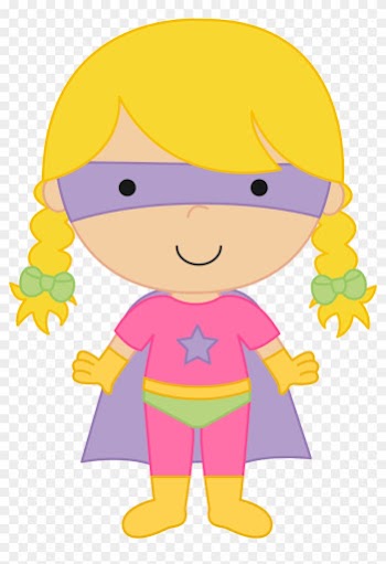 Super Girl Clipart Kid - Superhero Clip Art Girls