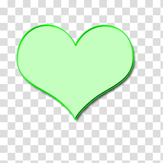 Super , green heart icon transparent background PNG clipart