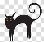 Super halloween parte , black cat transparent background PNG clipart
