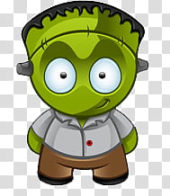 Super halloween parte , Frankenstein transparent background PNG clipart