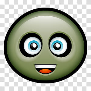 Super halloween parte , green emoji transparent background PNG clipart