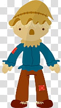 Super halloween parte , scarecrow illustration transparent background PNG clipart