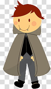 Super halloween parte , vampire boy transparent background PNG clipart