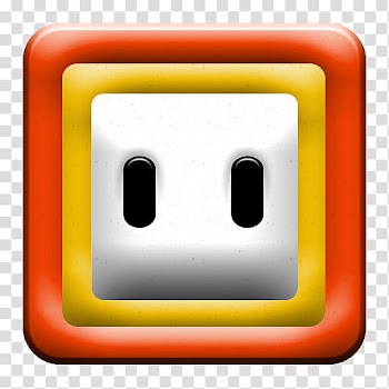Super Mario Blocks VOL , square red and yellow frame transparent background PNG clipart