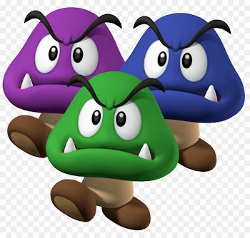 Super Mario Bros. Bowser Paper Mario New Super Mario Bros - goomba poster 