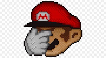 Super Mario Maker Luigi Facepalm - mario 