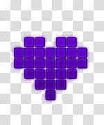 SUPER MEGA DE NES, purple heart transparent background PNG clipart