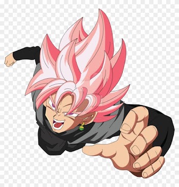 Super Saiyan Rose Goku Black - Goku Black Super Saiyan Rose Transparent