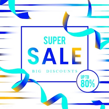 Super sale 80% off sign vector | Free stock vector - 535055