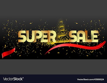 super sale banner big sale sticker