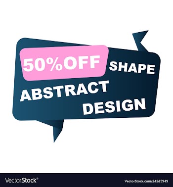 Super sale - creative banner abstract concept vector image