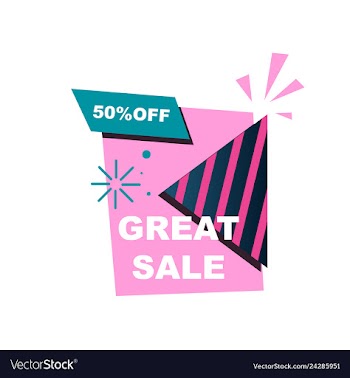 Super sale - creative banner abstract concept vector image