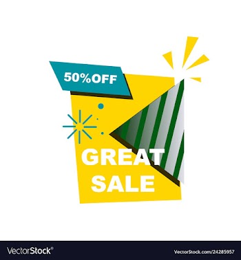 Super sale - creative banner abstract concept vector image