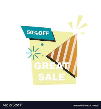 Super sale - creative banner abstract concept vector image