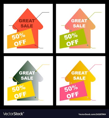 Super sale - creative banner abstract concept vector image